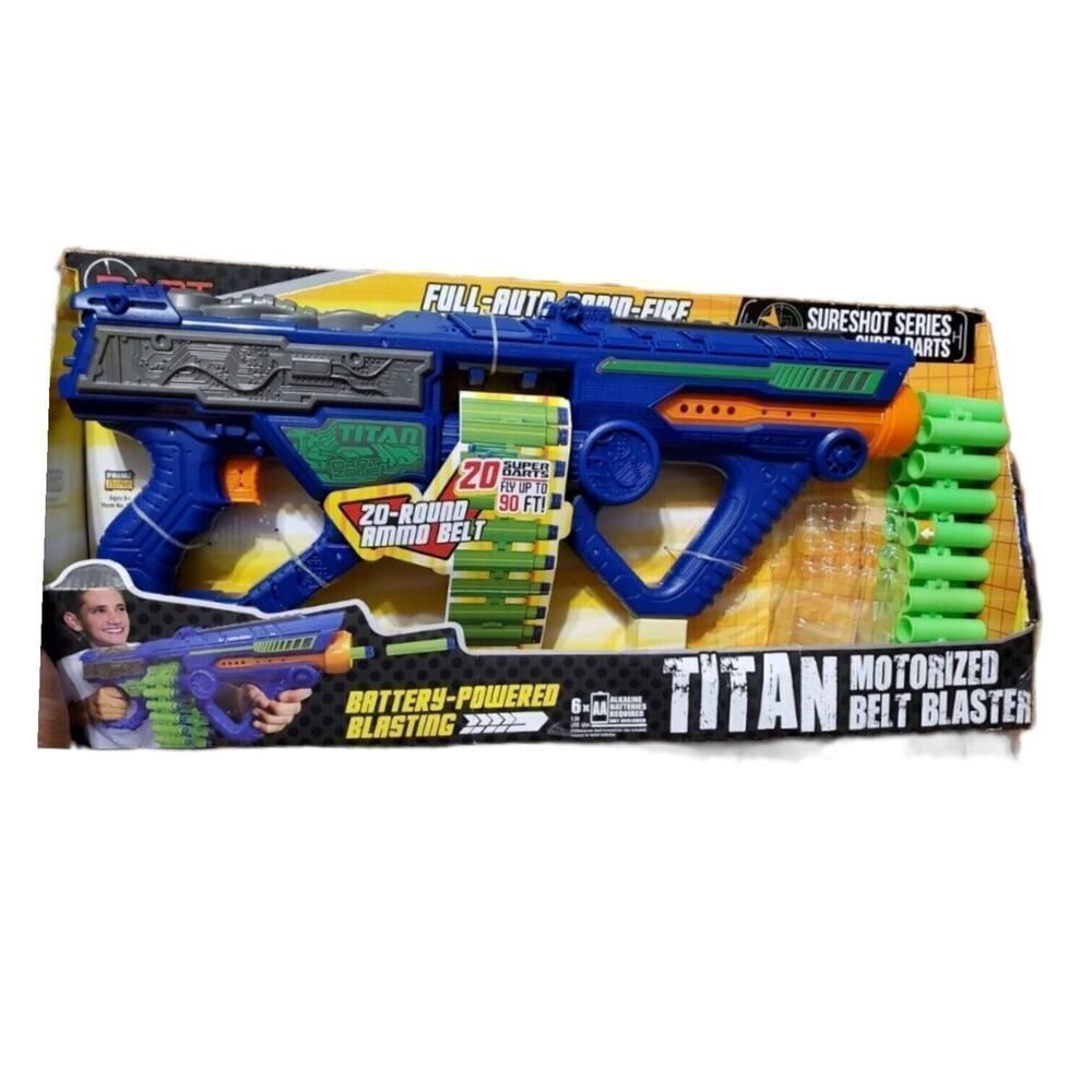 Dart Zone Covert Ops Sureshot Titan Motorized Belt Blaster Fully Automatic